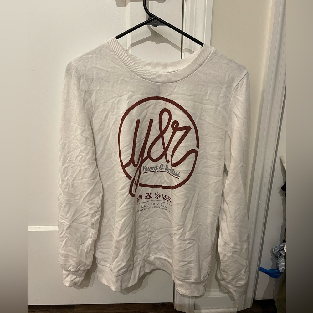 White Young & Reckless sweater (S)